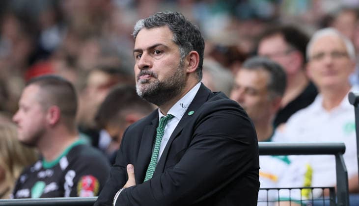 Leipzig, 21.05.2026, Arena Leipzig, Handball, Bundesliga, 32.Spieltag , SC DHfK Leipzig vs. MT Melsungen , Im Bild; Geschäftsführer Karsten Günther Guenther, DHfK Leipzig. , Nur zur redaktionellen Nutzung. Only editorial use. , DHB HBL regulations prohibit any use of photographs as image sequences and or quasi-video. ,