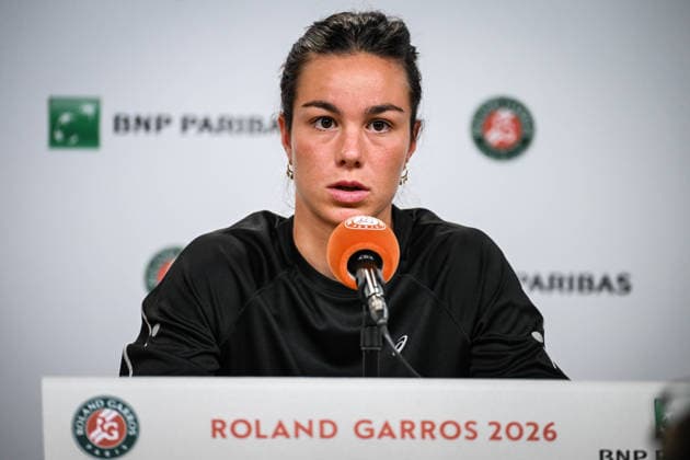 May 22, 2026, Paris, France, France: Lois BOISSON of France during the Roland-Garros 2026, French Open 2026, Grand Slam tennis tournament at Roland-Garros Stadium on May 22, 2026 in Paris, France. Roland Garros 2026 - press conference, PK, Pressekonferenz - ZUMAm308 20260522_zsp_m308_006 Copyright: xMatthieuxMirvillex