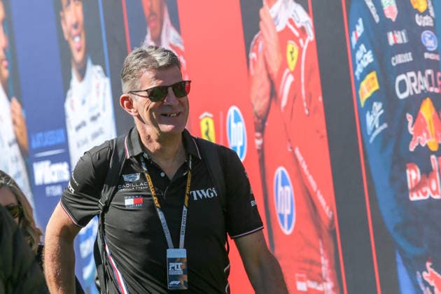 IPA84984091 - Graeme Lowdon Team Principal of the Cadillac Formula 1 Team during the Free Practice of Formula 1 AWS Canadian Grand Prix 2026 at Circuit Gilles Villeneuve in Montreal, Canada. Round 7 of the 2026 FIA Formula One World Championship, WM, Weltmeisterschaft held May 22-24, 2026. The Circuit Gilles Villeneuve on Ile Notre-Dame in Montreal, named after the legendary Ferrari driver, hosts the Sprint format for the seventh round. This event weekend features the F1 Sprint format, with a Sprint Shootout and Sprint Race in addition to the standard qualifying session and Grand Prix. during Formula 1 AWS Canadian Grand Prix 2026 - Round 7 - Circuit Gilles Villeneuve, Formula 1 Championship in , , May 22 2026 Copyright: xStefanoxFacchin xAlessioxDexMarcox xAvens-images.com AvensImages IPAxSportx xx 84984091