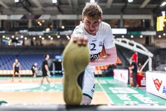 Marten Linssen (Gladiators Trier), Vet Concept Gladiators Trier vs FC Bayern Muenchen Basketball, Basketball, easyCredit BBL, Playoffs, Viertelfinale, Spiel 3, Saison 2025 2026, 23.05.2026 Vet Concept Gladiators Trier vs FC Bayern Muenchen Basketball, Basketball, easyCredit BBL, Playoffs, Viertelfinale, Spiel 3, Saison 2025 2026, 23.05.2026 Copyright: xEibner-Pressefoto AlexanderxNeisx EP_ANS