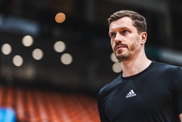 Andreas Obst (FC Bayern Muenchen Basketball), Vet Concept Gladiators Trier vs FC Bayern Muenchen Basketball, Basketball, easyCredit BBL, Playoffs, Viertelfinale, Spiel 3, Saison 2025 2026, 23.05.2026 Vet Concept Gladiators Trier vs FC Bayern Muenchen Basketball, Basketball, easyCredit BBL, Playoffs, Viertelfinale, Spiel 3, Saison 2025 2026, 23.05.2026 Copyright: xEibner-Pressefoto AlexanderxNeisx EP_ANS