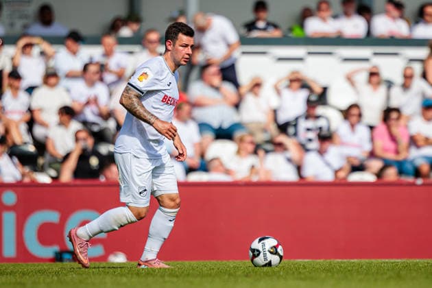 Niko Kijewski (SC Verl, 19) GER, SC Verl vs. SF Lotte, Fussball, Westfalenpokal, Finale, Spielzeit 2025 2026, 23.05.2026 DFL Regulations prohibit any use of photographers as image sequences and or quasi-video. GER, SC Verl vs. SF Lotte, Fussball, Westfalenpokal, Finale, Spielzeit 2025 2026, 23.05.2026 Verl Copyright: xEibner-Pressefoto JanxRollingerx EP_JSK