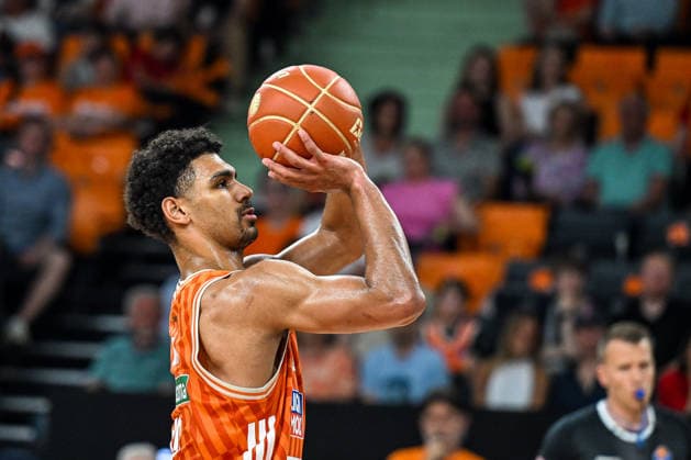 GER, BBL, Playoffs, ratiopharm Ulm vs BMA365 Bamberg Baskets 23.05.2026, ratiopharm arena, Neu-Ulm, GER, BBL, Playoffs, ratiopharm Ulm vs BMA365 Bamberg Baskets, im Bild Mark Smith (Ulm, 13)