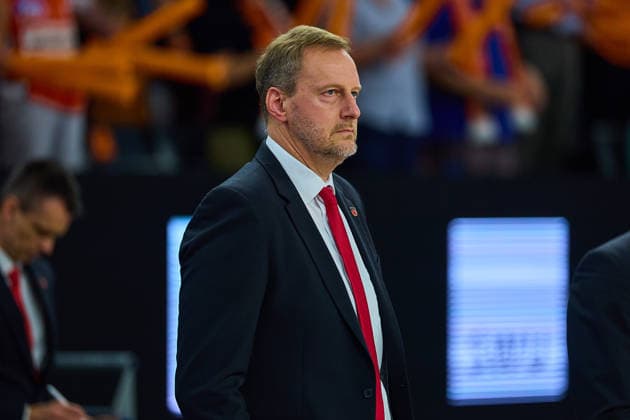 Arne Woltmann (BMA365 Bamberg Baskets, Assistant Coach) GER, ratiopharm ulm vs. Bamberg Baskets, Basketball, Playoffs, Viertelfinale, 3. Spiel, EasyCredit BBL, Spielzeit 2025 2026, 23.05.2026 GER, ratiopharm ulm vs. Bamberg Baskets, Basketball, Playoffs, Viertelfinale, 3. Spiel, EasyCredit BBL, Spielzeit 2025 2026, 23.05.2026 Neu-Ulm Copyright: xEibner-Pressefoto GeraldxOelze-dexStoppanyx EP_ODS