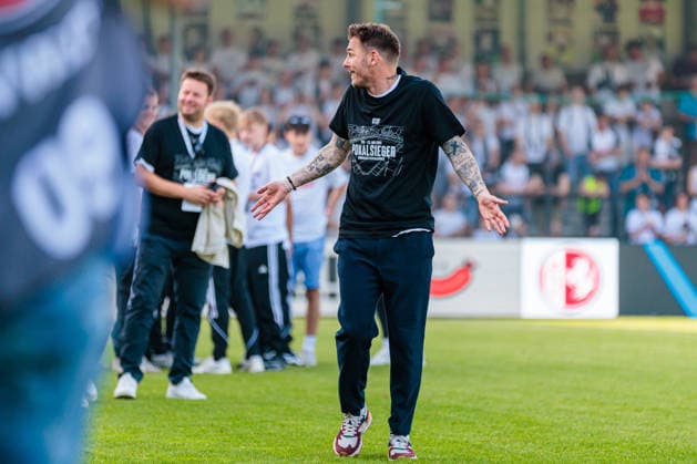 Tobias Strobl (SC Verl, Cheftrainer) GER, SC Verl vs. SF Lotte, Fussball, Westfalenpokal, Finale, Spielzeit 2025 2026, 23.05.2026 DFL Regulations prohibit any use of photographers as image sequences and or quasi-video. GER, SC Verl vs. SF Lotte, Fussball, Westfalenpokal, Finale, Spielzeit 2025 2026, 23.05.2026 Verl Copyright: xEibner-Pressefoto JanxRollingerx EP_JSK