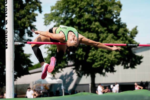 Joana Herrmann (SV Teuto Riesenbeck , 372, Hochsprung Frauen), GER, Leichtathletik, Athletics, Kurpfalz Gala, Weinheim, 23.05.2026, GER, Leichtathletik, Athletics, Kurpfalz Gala, Weinheim, 23.05.2026 Weinheim Copyright: xStefanxMayerx EP_SMR