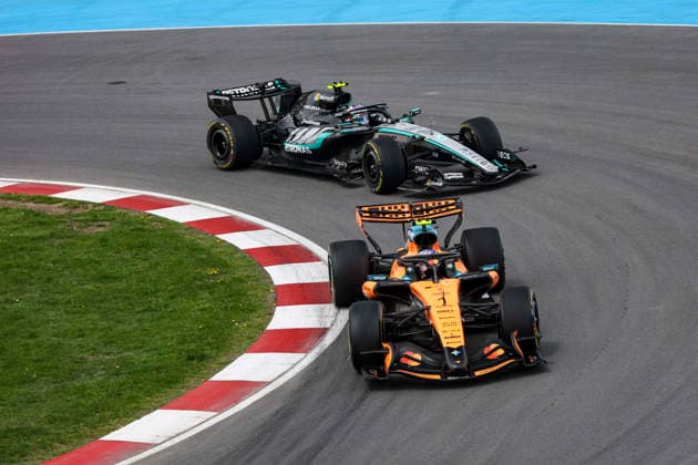 F1 - CANADIAN GRAND PRIX 2026 01 NORRIS Lando (gbr), McLaren F1 Team MCL40, action 12 KIMI ANTONELLI Andrea (ita), Mercedes AMG F1 Team W17, action during the Formula 1 Grand Prix du Canada 2026, 5th round of the 2026 Formula One World Championship, WM, Weltmeisterschaft from May 22 to 24, 2026 on the Circuit Gilles Villeneuve, in Montrà al, Canada - Montrà alCanada Copyright: xXavixBonillax