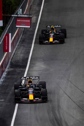 F1 - CANADIAN GRAND PRIX 2026 03 VERSTAPPEN Max (nld), Red Bull Racing Ford RB22, 06 HADJAR Isack (fra), Red Bull Racing Ford RB22, action during the Formula 1 Grand Prix du Canada 2026, 5th round of the 2026 Formula One World Championship, WM, Weltmeisterschaft from May 22 to 24, 2026 on the Circuit Gilles Villeneuve, in Montrà al, Canada - Montrà alCanada Copyright: xCharlyxLopezx
