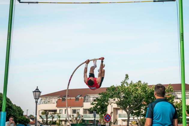 Torben Blech (TSV Bayer 04 Leverkusen), GER, Leichtathletik, Athletics, Stabhochsprungmeeting, Bad Bergzabern, 21.05.2026, GER, Leichtathletik, Athletics, Stabhochsprungmeeting, Bad Bergzabern, 21.05.2026 Bad Bergzabern Copyright: xStefanxMayerx EP_SMR