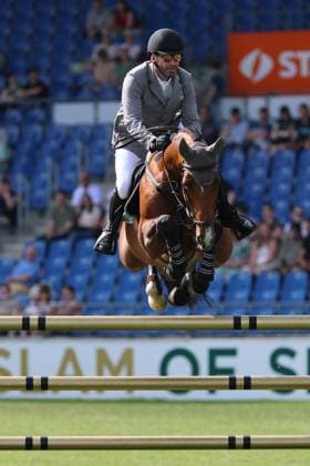Philipp Weishaupt (GER) mit Pferd Aberdeen Z, 2. Platz, bester Deutscher, S9 - Preis des Handwerks, Youngster-Tour Finale, CSIYH1* - Springprüfung mit Stechen für junge Pferde , Weltfest des Pferdesports, World Equestrian Festival, TSCHIO Aachen 2026, TSCHIO statt CHIO 2026, Aachener Soers, 22. bis 24. Mai 2026, Reitsport, 24.05.2026, Aachen Aachener Soers Deutschland