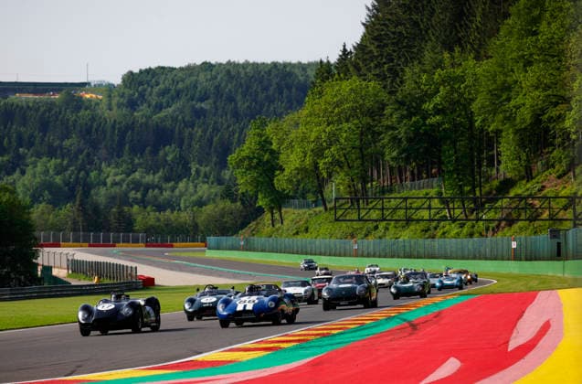 LE MANS CLASSIC SERIES 2026 - SPA-CLASSIC 17 VERQUIN Luc-Pierre (fra), Lister Knobbly Chevrolet 1958, The Gentlemen Challenge, action with 88 SPIERS John (gbr), GREENSALL Nigel (gbr), Lister Costin 1959, The Gentlemen Challenge during the 2026 Spa-Classic, 2nd round of the Le Mans Classic Series 2026, from May 22 to 24 in Circuit de Spa-Francorchamps, in Stavelot, Belgium - StavelotBelgium Copyright: xGREGORYxLENORMANDx
