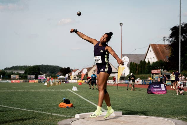 Yemisi Mabry (MTG Mannheim, 93, Kugelstossen Frauen), GER, Leichtathletik, Athletics, Pfingstsportfest, Rehlingen, 24.05.2026, GER, Leichtathletik, Athletics, Pfingstsportfest, Rehlingen, 24.05.2026 Rehlingen Copyright: xStefanxMayerx EP_SMR