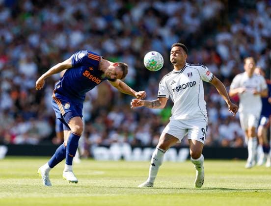 Rodrigo Muniz of Fulham competes with Sven Botman of Newcastle United Fulham v Newcastle United, Premier League, Football, Craven Cottage, London, UK - 24 May 2026London Craven Cottage United Kingdom EDITORIAL USE ONLY No use with unauthorised audio, video, data, fixture lists, club league logos or live services. Online in-match use limited to 120 images, no video emulation. No use in betting, games or single club league player publications. Copyright: xMattxImpey Shutterstockx 16889842cg
