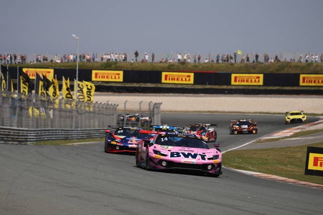 RECORD DATE NOT STATED Start Rennen 1 Samstag mit Sieger Rennen 1 Samstag, 14 Matteo Cairoli (ITA), Ferrari 296 GT3, Team: Emil Frey Racing (CHE) in Fuehrungsposition NLD, Motorsport, DTM 2026, Rennen 3, Circuit Zandvoort, Zandvoort, Niederlande, 23.05.2026 NLD, Motorsport, DTM 2026, Rennen 3, Circuit Zandvoort, Zandvoort, Niederlande, 23.05.2026 Zandvoort Copyright: xEibner-Pressefoto JuergenxAugstx EP_JAT