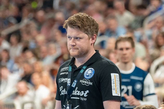 Markus Puetz (Bergischer HC 06, Trainer) ist unzufrieden. Bergischer HC vs. THW KIel, Handball, DAIKIN HBL, 32. Spieltag, Saison 2025 2026, 24.05.2026 Bergischer HC vs. THW Kiel, Handball, DAIKIN HBL, 32. Spieltag, Saison 2025 2026, 24.05.2026 Duesseldorf Copyright: xEibner-Pressefoto ThomasxHaeslerx EP_THR