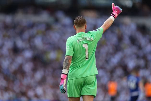 Jordan Pickford of Everton - Tottenham Hotspur v Everton, Premier League, Tottenham Hotspur Stadium, London, UK - 24th May 2026. Editorial Use Only - DataCo restrictions apply, No free usage or syndication, standard fees apply. Tottenham Hotspur v Everton, Premier League, Football, Tottenham Hotspur Stadium, London, UK - 24 May 2026London Tottenham Hotspur Stadium England United Kingdom EDITORIAL USE ONLY No use with unauthorised audio, video, data, fixture lists, club league logos or live services. Online in-match use limited to 120 images, no video emulation. No use in betting, games or single club league player publications. Copyright: xMDI Shutterstockx 16894237d
