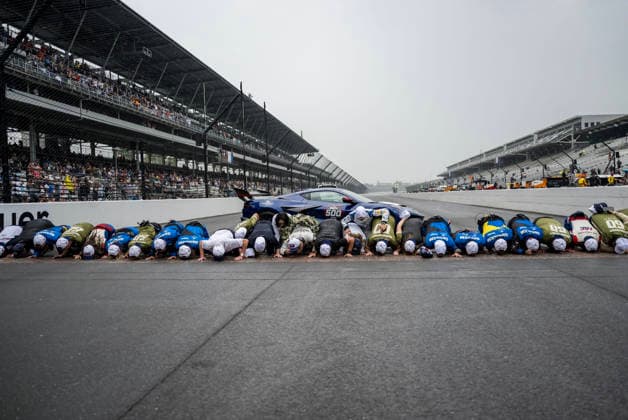 May 24, 2026, Speedway, Indiana, USA: IndyCar, Indy Car, IRL, USA SERIES driver, FELIX ROSENQVIST (60) (SWE) of Varnamo, Sweden, wins the Indianapolis 500 at Indianapolis Motor Speedway in SPEEDWAY, Indiana. INDYCAR SERIES: May 24, 2026: Indianapolis 500: Felix Rosenqvist - ZUMAa161 20260524_aaa_a161_016 Copyright: xDavidxDahl GMGx