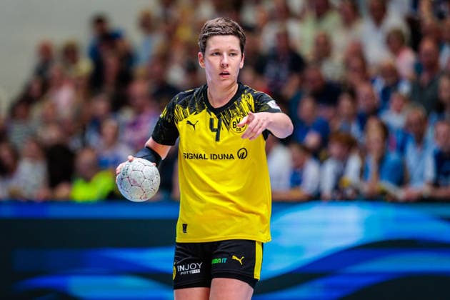 Alina Grijseels (Borussia Dortmund, 04) GER, HSG Blomberg-Lippe vs. Borussia Dortmund, Handball, 1. Bundesliga Frauen, Play-Offs, Finale, Spiel 2, 24.05.2026 GER, HSG Blomberg-Lippe vs. Borussia Dortmund, Handball, 1. Bundesliga Frauen, Play-Offs, Finale, Spiel 2, 24.05.2026 Blomberg Copyright: xEibner-Pressefoto JanxRollingerx EP_JSK