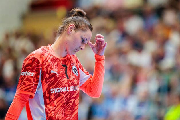 Melina Szikora (Borussia Dortmund, 07) GER, HSG Blomberg-Lippe vs. Borussia Dortmund, Handball, 1. Bundesliga Frauen, Play-Offs, Finale, Spiel 2, 24.05.2026 GER, HSG Blomberg-Lippe vs. Borussia Dortmund, Handball, 1. Bundesliga Frauen, Play-Offs, Finale, Spiel 2, 24.05.2026 Blomberg Copyright: xEibner-Pressefoto JanxRollingerx EP_JSK