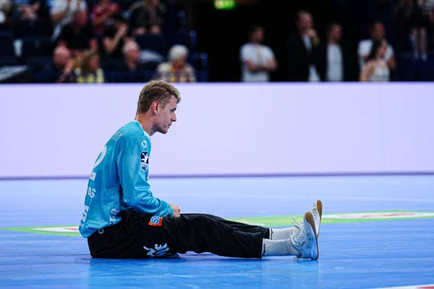 Enttäuschung Kristian Saeveras (Frisch Auf Goeppingen, 12) GER, Handball Verein Hamburg vs. Frisch Auf Goeppingen, Handball, 1. Bundesliga, Spieltag 32, Saison 2025 2026, 25.05.2026 GER, Handball Sport Verein Hamburg vs. Frisch Auf Goeppingen, Handball, 1. Bundesliga, Spieltag 32, Saison 2025 2026, 25.05.2026 Hamburg Copyright: xEibner-Pressefoto MarcelxvonxFehrnx EP_MFN