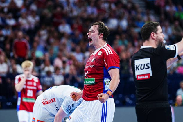 Jubel Andreas Magaard (Handball Verein Hamburg, 04) GER, Handball Sport Verein Hamburg vs. Frisch Auf Goeppingen, Handball, 1. Bundesliga, Spieltag 32, Saison 2025 2026, 25.05.2026 GER, Handball Sport Verein Hamburg vs. Frisch Auf Goeppingen, Handball, 1. Bundesliga, Spieltag 32, Saison 2025 2026, 25.05.2026 Hamburg Copyright: xEibner-Pressefoto MarcelxvonxFehrnx EP_MFN