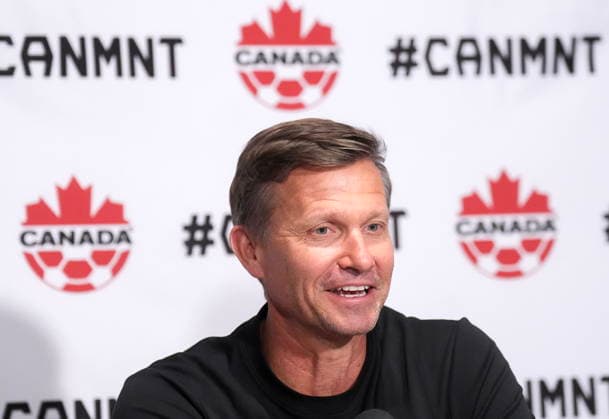 May 25, 2026, Charlotte, Nc, UNITED STATES: Jesse Marsch, Canada s national men s soccer head coach speaks to the media ahead of the World Cup roster selection camp in Charlotte, N.C., on Monday, May 25, 2026. Canada News - May 25, 2026 - ZUMAc35_ 20260525_zaf_c35_089 Copyright: xNathanxDenettex
