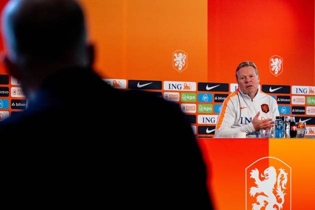 ZEIST , 27-05-2026 , KNVB Campus , season 2025 2026 , Dutch football , press conference, PK, Pressekonferenz , picture shows Netherlands head coach Ronald Koeman during a press conference for the Netherlands FIFA World Cup, WM, Weltmeisterschaft, Fussball 2026 squad announcement Press Conference Ronald Koeman x203994987x Copyright: