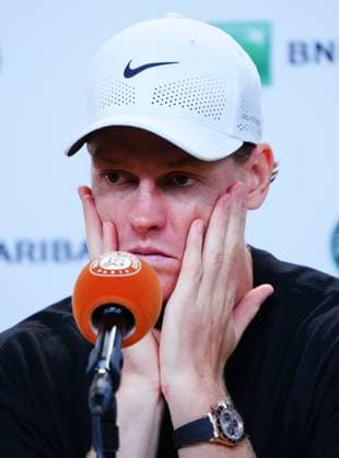 Jannik Sinner in his press conference, PK, Pressekonferenz after his second round loss French Open Tennis, Day Five, Tennis, Roland Garros, Paris, France - 28 May 2026Paris Roland Garros France EDITORIAL USE ONLY No use with unauthorised audio, video, data, fixture lists, club league logos or live services. Online in-match use limited to 120 images, no video emulation. No use in betting, games or single club league player publications. Copyright: xJavierxGarcia Shutterstockx 16898263ae