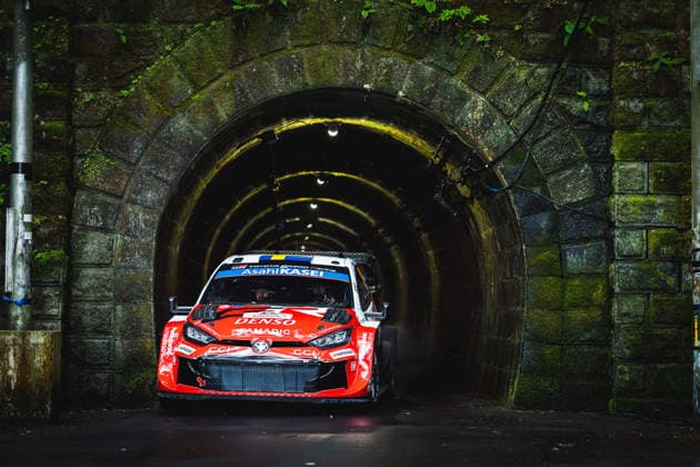 AUTO - WRC, Motorsport Rallye, WM - RALLY JAPAN 2026 99 Oliver SOLBERG, Elliott EDMONDSON, Toyota GR Yaris Rally1, action during the 2026 Rally Japan, 7th round of the 2026 FIA WRC World Rally Car Championship, from May 28 to 30, 2026 at Toyota, Aichi, Japan - ToyotaJapan Copyright: xNikosxKatikisx