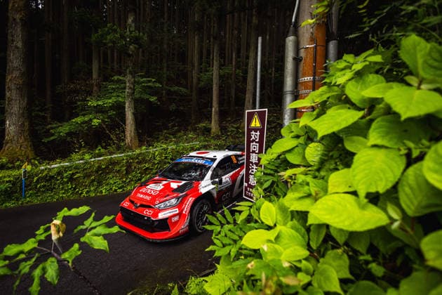 AUTO - WRC, Motorsport Rallye, WM - RALLY JAPAN 2026 18 Takamoto KATSUTA, Aaron JOHNSTON, Toyota GR Yaris Rally1, action during the 2026 Rally Japan, 7th round of the 2026 FIA WRC World Rally Car Championship, from May 28 to 30, 2026 at Toyota, Aichi, Japan - ToyotaJapan Copyright: xNikosxKatikisx