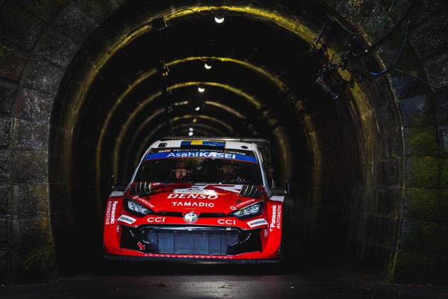 AUTO - WRC, Motorsport Rallye, WM - RALLY JAPAN 2026 99 Oliver SOLBERG, Elliott EDMONDSON, Toyota GR Yaris Rally1, action during the 2026 Rally Japan, 7th round of the 2026 FIA WRC World Rally Car Championship, from May 28 to 30, 2026 at Toyota, Aichi, Japan - ToyotaJapan Copyright: xNikosxKatikisx