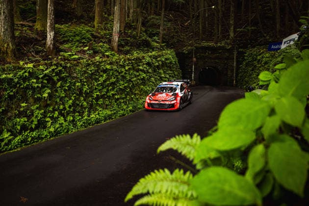 AUTO - WRC, Motorsport Rallye, WM - RALLY JAPAN 2026 18 Takamoto KATSUTA, Aaron JOHNSTON, Toyota GR Yaris Rally1, action during the 2026 Rally Japan, 7th round of the 2026 FIA WRC World Rally Car Championship, from May 28 to 30, 2026 at Toyota, Aichi, Japan - ToyotaJapan Copyright: xNikosxKatikisx