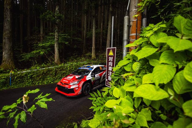 AUTO - WRC, Motorsport Rallye, WM - RALLY JAPAN 2026 99 Oliver SOLBERG, Elliott EDMONDSON, Toyota GR Yaris Rally1, action during the 2026 Rally Japan, 7th round of the 2026 FIA WRC World Rally Car Championship, from May 28 to 30, 2026 at Toyota, Aichi, Japan - ToyotaJapan Copyright: xNikosxKatikisx