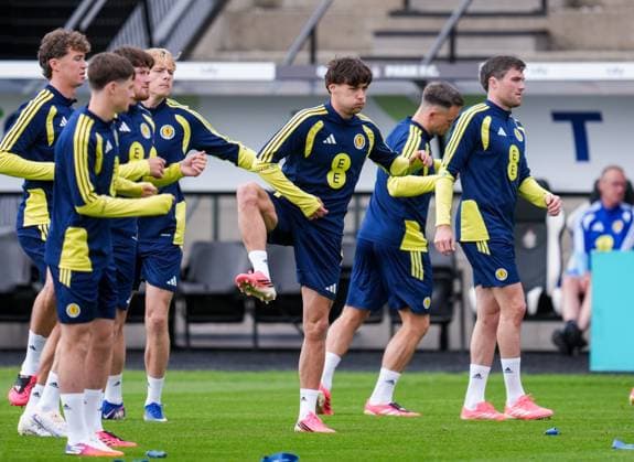 Aaron Hickey of Scotland Scotland Team Training, Football, Hampden Park, Glasgow, Scotland, UK - 29 May 2026Glasgow Hampden Park United Kingdom EDITORIAL USE ONLY No use with unauthorised audio, video, data, fixture lists, club league logos or live services. Online in-match use limited to 120 images, no video emulation. No use in betting, games or single club league player publications. Copyright: xStuartxWallace Shutterstockx 16902976ap