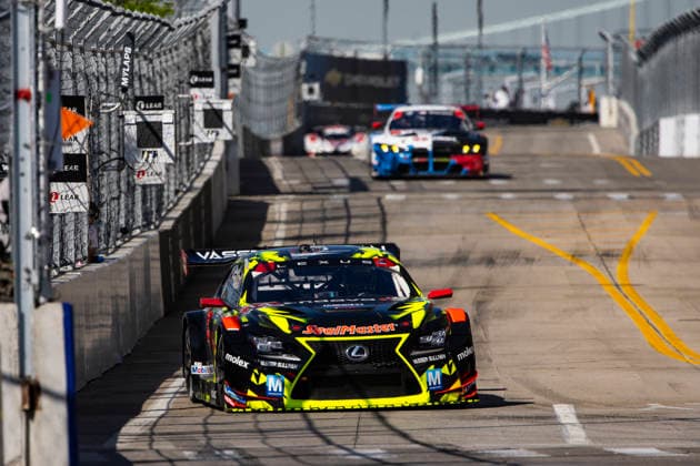 AUTO - IMSA - DETROIT SPORTS CAR CLASSIC 2026 14 HAWKSWORTH Jack (gbr), BARNICOAT Ben (gbr), Vasser Sullivan Racing, Lexus RC F GT3, action during the Chevrolet Detroit Sports Car Classic, 5th round of the 2026 2026 IMSA SportsCar Championship, on the Streets of Detroit, from May 29 to 31, 2026 in Detroit, Michigan, United States of America - DetroitUnited States Copyright: xJULIENxDELFOSSEx