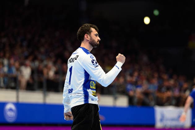 Matija Spikic (ThSV Eisenach, 01) GER, ThSV Eisenach gegen Fuechse Berlin, 1. Daikin Handballbundesliga, Handball, 30. Spieltag, Saison 2025 2026, 29.05.2026 GER, ThSV Eisenach gegen Fuechse Berlin, 1. Daikin Handballbundesliga, Handball, 30. Spieltag, Saison 2025 2026, 29.05.2026 Eisenach Copyright: xEibner-Pressefoto MartinxHerbstx EP_MHT