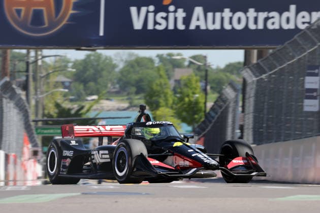 Mike Schumacher (GER) Honda 47, Team Rahal Letterman Lanigan Racing, 1. freies Training, Detroit, Michigan, USA, 29.05.2026, IndyCar, Indy Car, IRL, USA Serie