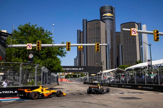 AUTO - IndyCar, Indy Car, IRL, USA - DETROIT GRAND PRIX 2026 07 LUNDGAARD Christian (dnk), Arrow McLaren, Dallara DW12 - Chevrolet, action during the Chevrolet Detroit Grand Prix, 8th round of the 2026 NTT IndyCar Series, on the Streets of Detroit, from May 29 to 31, 2026 in Detroit, Michigan, United States of America - DetroitUnited States Copyright: xJULIENxDELFOSSEx