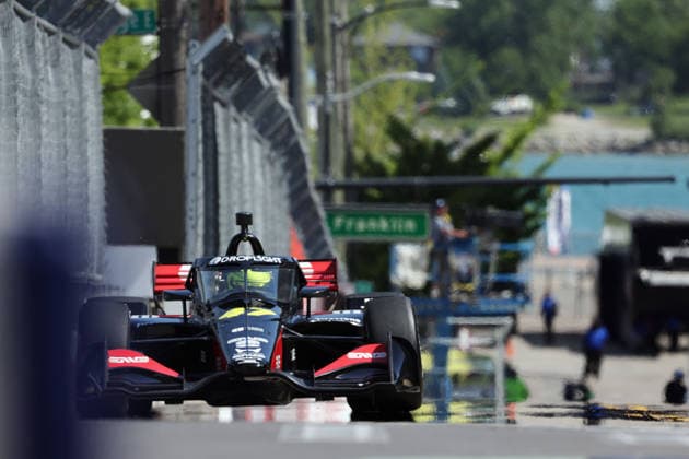 Mike Schumacher (GER) Honda 47, Team Rahal Letterman Lanigan Racing, 1. freies Training, Detroit, Michigan, USA, 29.05.2026, IndyCar, Indy Car, IRL, USA Serie