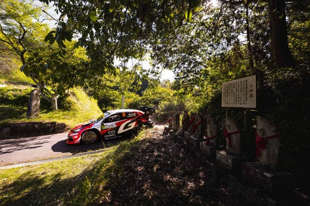 AUTO - WRC, Motorsport Rallye, WM - RALLY JAPAN 2026 18 Takamoto KATSUTA, Aaron JOHNSTON, Toyota GR Yaris Rally1, action during the 2026 Rally Japan, 7th round of the 2026 FIA WRC World Rally Car Championship, from May 28 to 30, 2026 at Toyota, Aichi, Japan - ToyotaJapan Copyright: xNikosxKatikisx