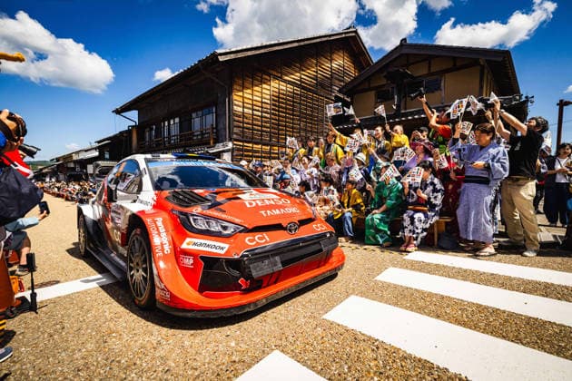 AUTO - WRC, Motorsport Rallye, WM - RALLY JAPAN 2026 99 Oliver SOLBERG, Elliott EDMONDSON, Toyota GR Yaris Rally1, action during the 2026 Rally Japan, 7th round of the 2026 FIA WRC World Rally Car Championship, from May 28 to 30, 2026 at Toyota, Aichi, Japan - ToyotaJapan Copyright: xNikosxKatikisx