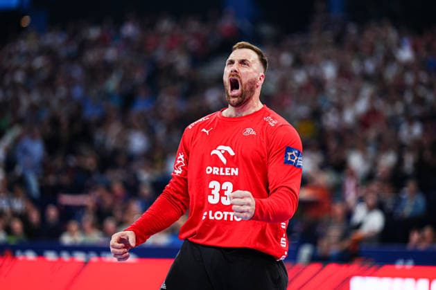 Jubel nach Parade Andreas Wolff (THW Kiel, 33) GER, Montpellier Handball vs. THW Kiel, Handball, EHF European League, Halbfinale, Saison 2025 2026, 30.05.2026 GER, Montpellier Handball vs. THW Kiel, Handball, EHF European League, Halbfinale, Saison 2025 2026, 30.05.2026 Hamburg Copyright: xEibner-Pressefoto MarcelxvonxFehrnx EP_MFN