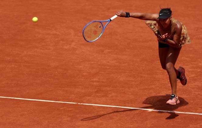 Naomi Osaka of Japan in action French Open Tennis, Day Seven, Tennis, Roland Garros, Paris, France - 30 May 2026Paris Roland Garros France EDITORIAL USE ONLY No use with unauthorised audio, video, data, fixture lists, club league logos or live services. Online in-match use limited to 120 images, no video emulation. No use in betting, games or single club league player publications. Copyright: xEllaxLing Shutterstockx 16898317w