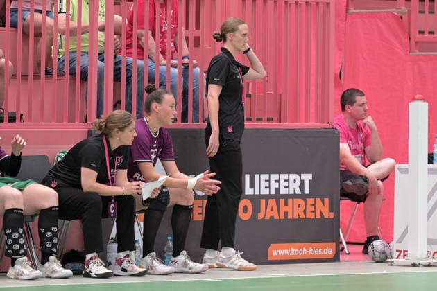 Miriam Hirsch (TusSies Metzingen, Trainerin) TusSies Metzingen vs. SV Union Halle-Neustadt , Handball, Alsco HBF, 7. Play-Off Ligaspieltag, Saison 2025 2026, 30.05.2026 TusSies Metzingen vs. SV Union Halle-Neustadt , Handball, Alsco HBF, 7. Play-Off Ligaspieltag, Saison 2025 2026, 30.05.2026 Tuebingen Copyright: xEibner-Pressefoto TobiasxBaurx EP_TBR