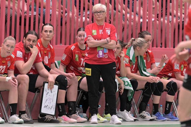Ines Seidler (SV Union Halle-Neustadt, Trainer) TusSies Metzingen vs. SV Union Halle-Neustadt , Handball, Alsco HBF, 7. Play-Off Ligaspieltag, Saison 2025 2026, 30.05.2026 TusSies Metzingen vs. SV Union Halle-Neustadt , Handball, Alsco HBF, 7. Play-Off Ligaspieltag, Saison 2025 2026, 30.05.2026 Tuebingen Copyright: xEibner-Pressefoto TobiasxBaurx EP_TBR