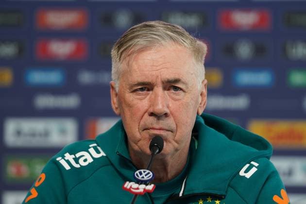 RECORD DATE NOT STATED Carlo Ancelotti gives a press conference, PK, Pressekonferenz at Granja Comary before the Brazilian national team, Nationalteam s friendly match. Teresopolis (RJ), 05 30 2026 - Sports Brazilian National Team CBF Football RJ - Coach Carlo Ancelotti during a press conference for the Brazilian national team, held at Granja Comary, in Teresopolis (RJ), this Saturday, May 30, 2026. The coach spoke about the team s preparation for the friendly match against Panama and the final adjustments before departing for the 2026 FIFA World Cup, WM, Weltmeisterschaft, Fussball (Foto: Leonardo Antonio Thenews2 imago images) SPO Copyright: xLeonardoxAntoniox