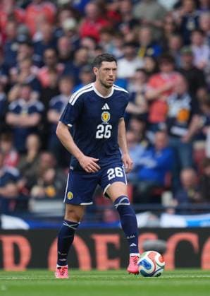 Scott McKenna of Scotland Scotland v Curacao, International Friendly, Länderspiel, Nationalmannschaft Football, Hampden Park, Glasgow, Scotland, UK - 30 May 2026Glasgow Hampden Park United Kingdom EDITORIAL USE ONLY No use with unauthorised audio, video, data, fixture lists, club league logos or live services. Online in-match use limited to 120 images, no video emulation. No use in betting, games or single club league player publications. Copyright: xStuartxWallace Shutterstockx 16898283ah
