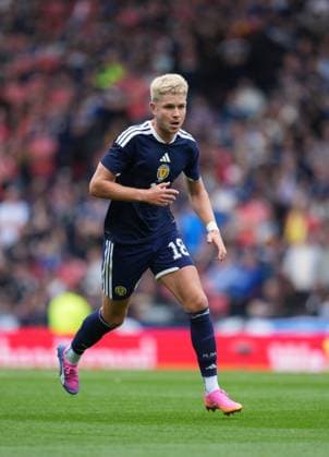 George Hirst of Scotland Scotland v Curacao, International Friendly, Länderspiel, Nationalmannschaft Football, Hampden Park, Glasgow, Scotland, UK - 30 May 2026Glasgow Hampden Park United Kingdom EDITORIAL USE ONLY No use with unauthorised audio, video, data, fixture lists, club league logos or live services. Online in-match use limited to 120 images, no video emulation. No use in betting, games or single club league player publications. Copyright: xStuartxWallace Shutterstockx 16898283an