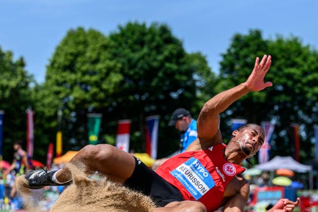 Fred Issac FLEURISSON (GER, LG Eintracht Frankfurt) AUT, Leichtathletik, Athletics, 51. Hypomeeting, 30.05.2026, AUT, Leichtathletik, Athletics, 51. Hypomeeting, 30.05.2025 Goetzis Copyright: xEibnerxPressefoto JanxPapenfussx EP_JPS