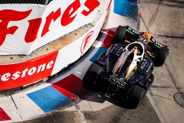 AUTO - IndyCar, Indy Car, IRL, USA - DETROIT GRAND PRIX 2026 19 HAUGER Dennis (nor), Dale Coyne Racing, Dallara DW12 - Honda, action during the Chevrolet Detroit Grand Prix, 8th round of the 2026 NTT IndyCar Series, on the Streets of Detroit, from May 29 to 31, 2026 in Detroit, Michigan, United States of America - DetroitUnited States Copyright: xJULIENxDELFOSSEx